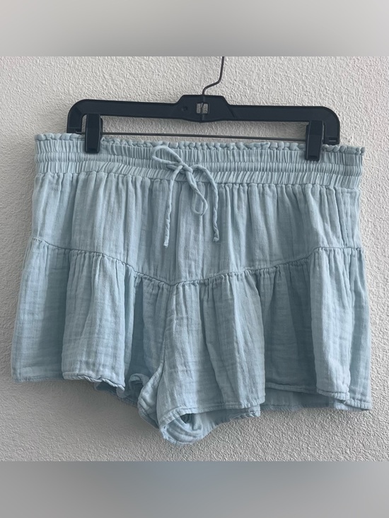 Aeropostale Pants - Aeropostale Light Blue Ruffle Tiered Shorts